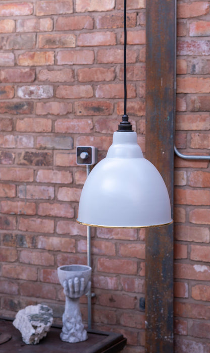 From The Anvil Hammered Brass Brindley Pendant