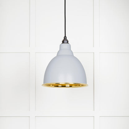 From The Anvil Smooth Brass Brindley Pendant
