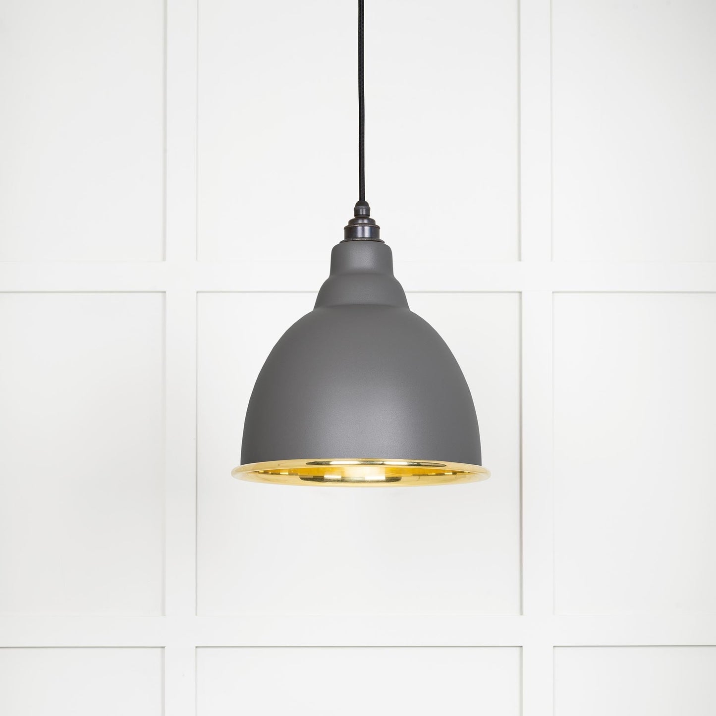 From The Anvil Smooth Brass Brindley Pendant