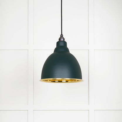 From The Anvil Smooth Brass Brindley Pendant