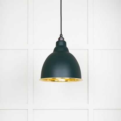 From The Anvil Smooth Brass Brindley Pendant