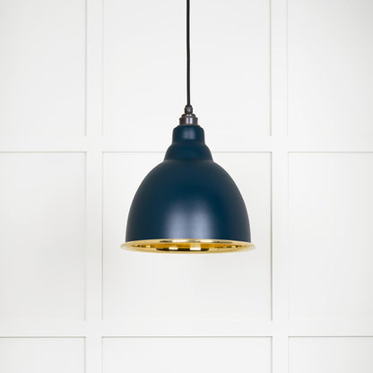 From The Anvil Smooth Brass Brindley Pendant