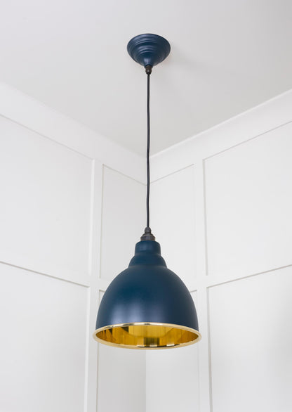 From The Anvil Smooth Brass Brindley Pendant