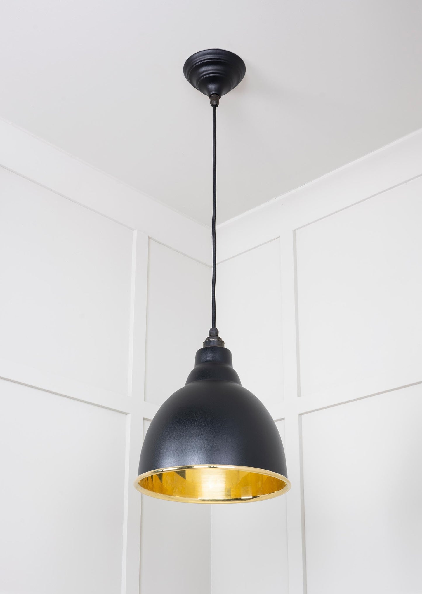 From The Anvil Smooth Brass Brindley Pendant