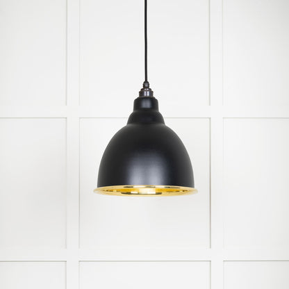 From The Anvil Smooth Brass Brindley Pendant