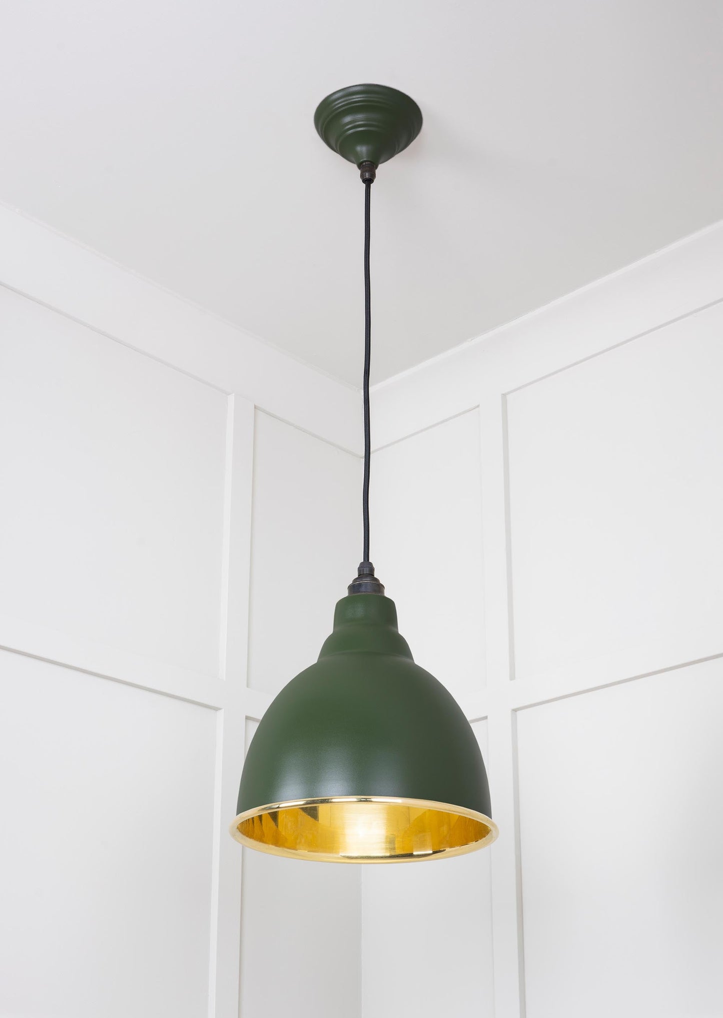 From The Anvil Smooth Brass Brindley Pendant