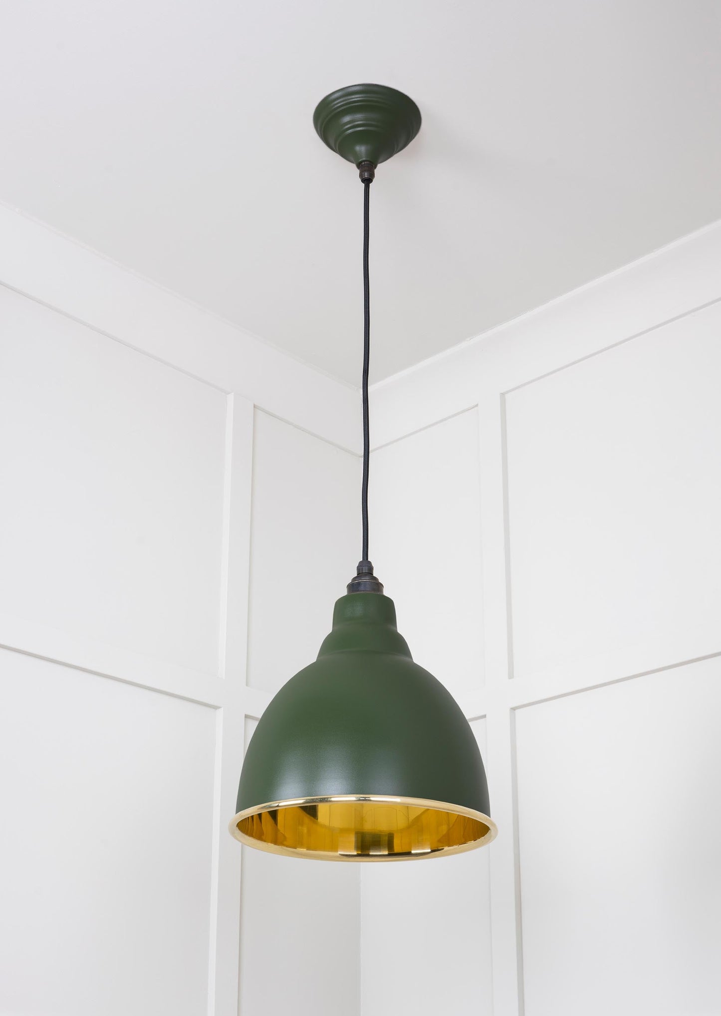 From The Anvil Smooth Brass Brindley Pendant