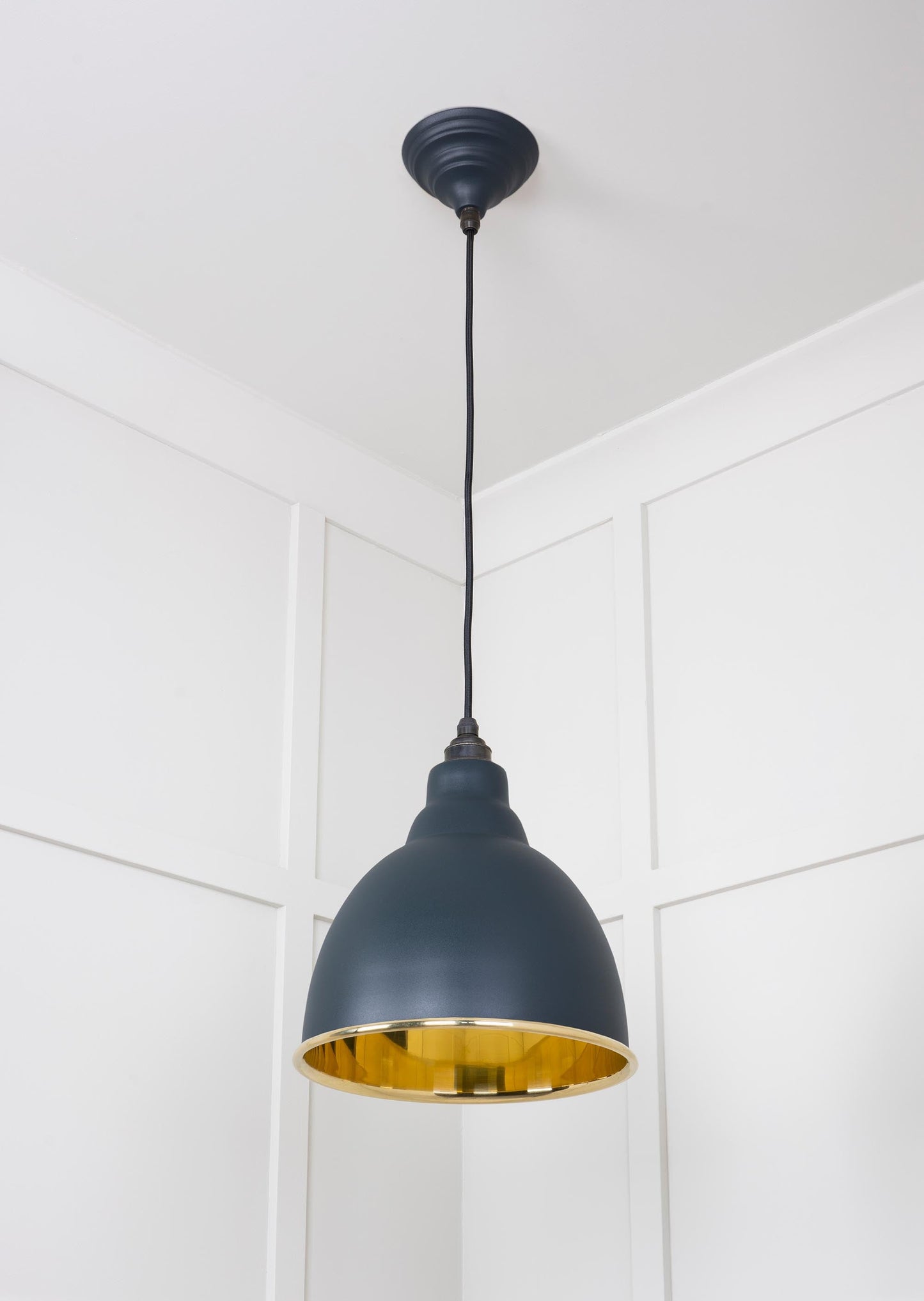 From The Anvil Smooth Brass Brindley Pendant