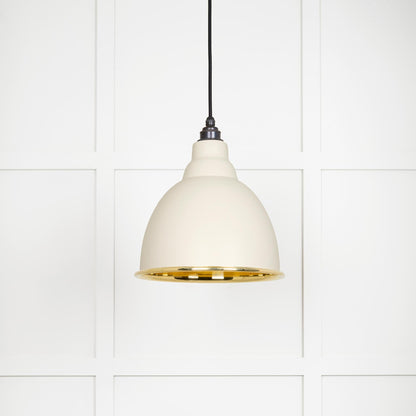 From The Anvil Smooth Brass Brindley Pendant
