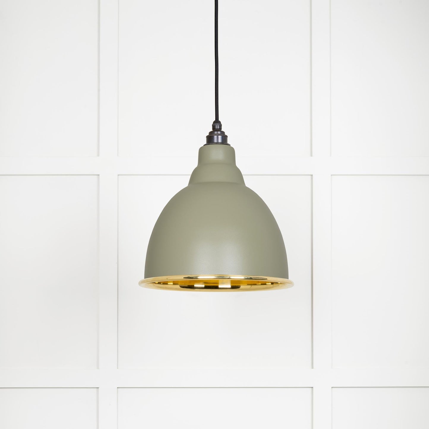 From The Anvil Smooth Brass Brindley Pendant