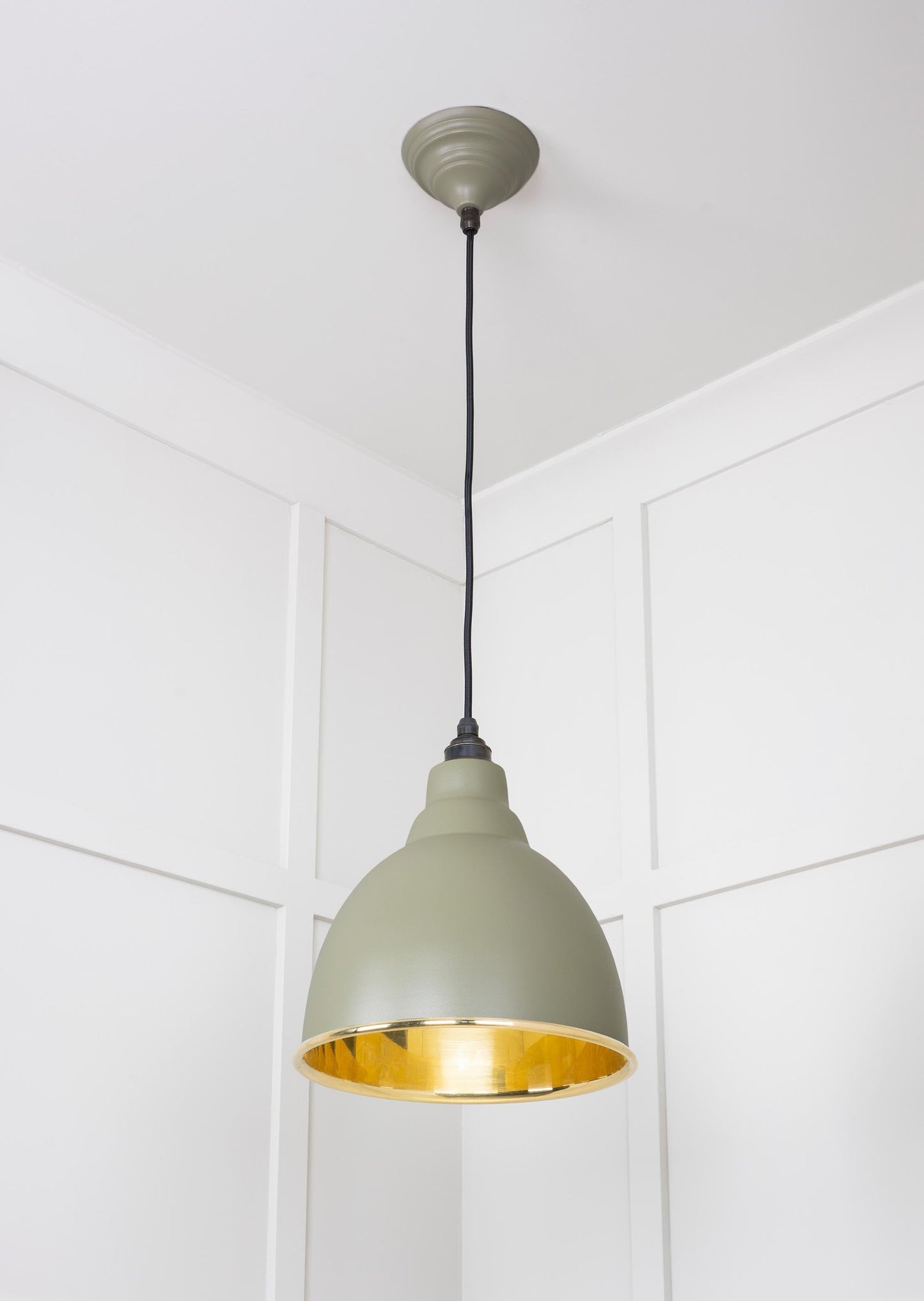 From The Anvil Smooth Brass Brindley Pendant