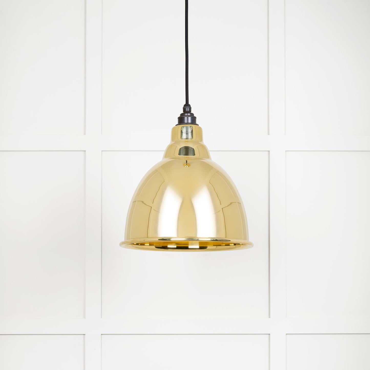From The Anvil Smooth Brass Brindley Pendant