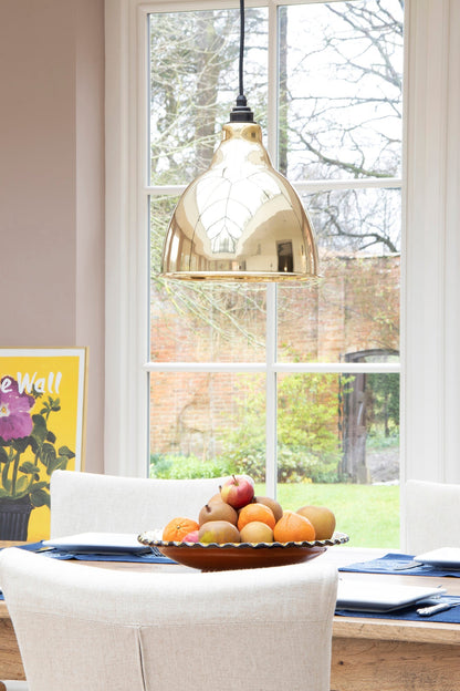 From The Anvil Smooth Brass Brindley Pendant