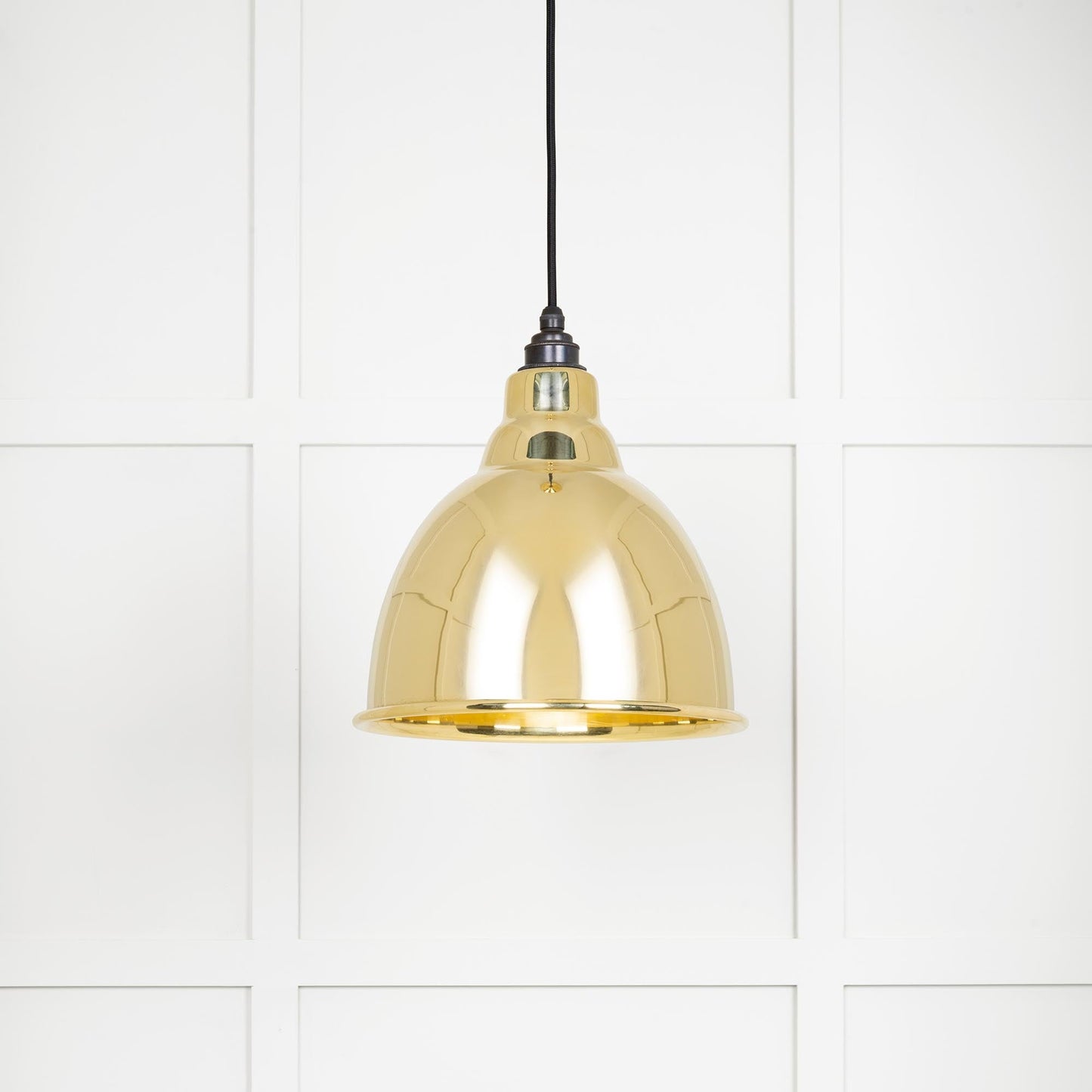 From The Anvil Smooth Brass Brindley Pendant