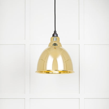 From The Anvil Smooth Brass Brindley Pendant