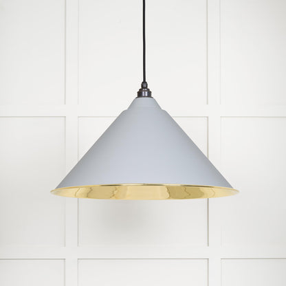 From The Anvil Smooth Brass Hockley Pendant