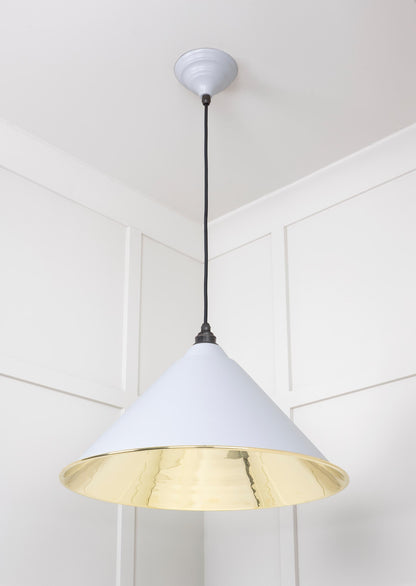 From The Anvil Smooth Brass Hockley Pendant