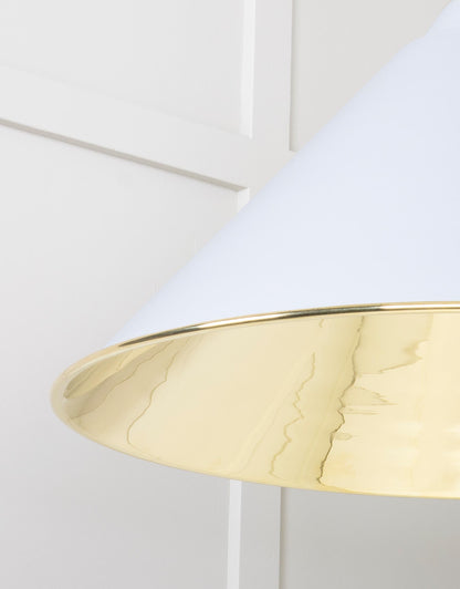 From The Anvil Smooth Brass Hockley Pendant