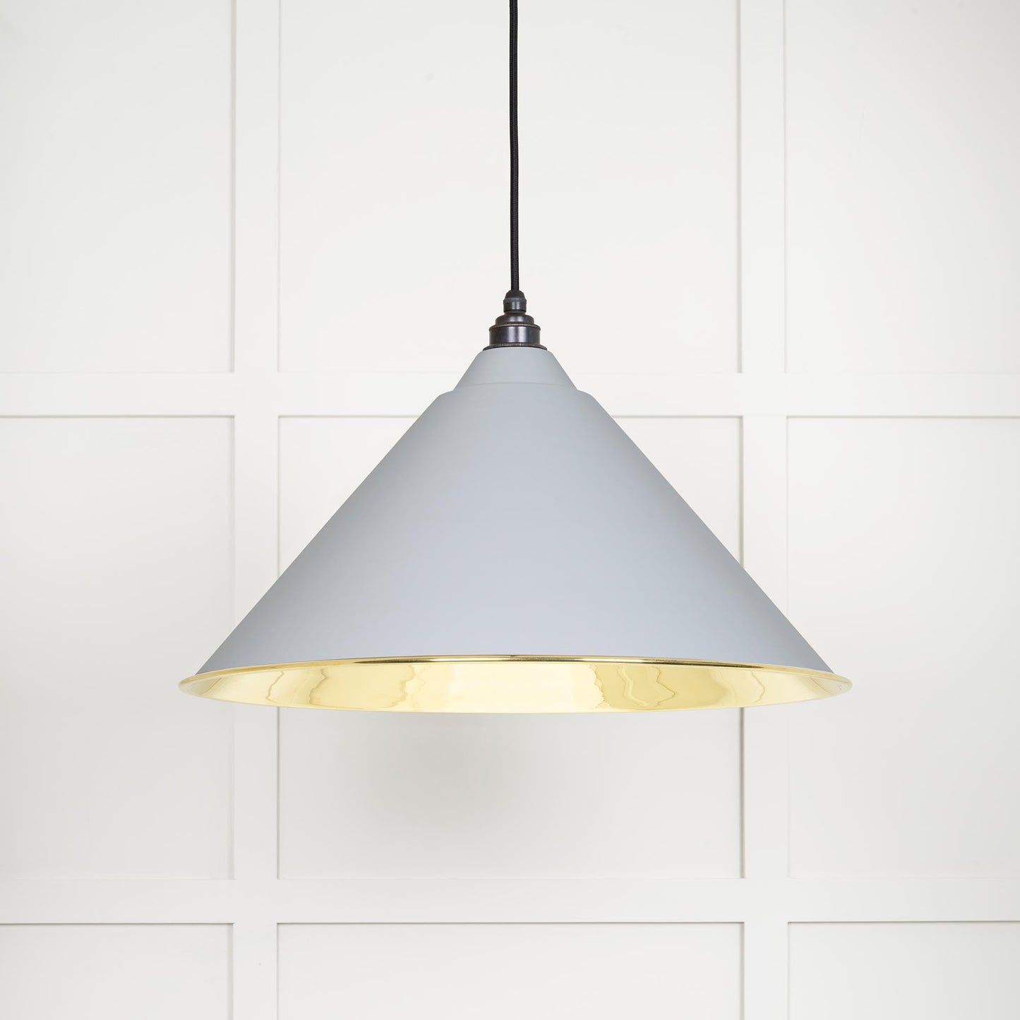 From The Anvil Smooth Brass Hockley Pendant