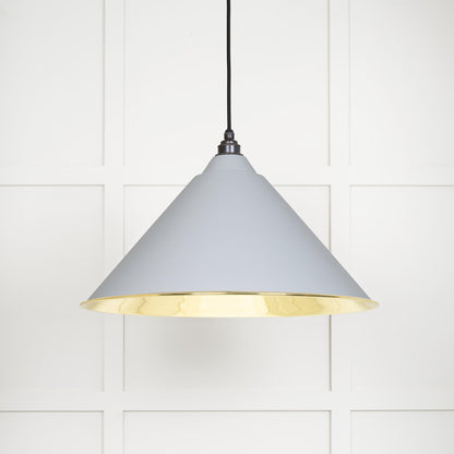 From The Anvil Smooth Brass Hockley Pendant