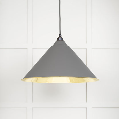 From The Anvil Smooth Brass Hockley Pendant