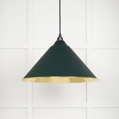 From The Anvil Smooth Brass Hockley Pendant