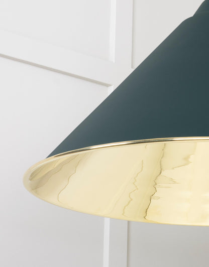 From The Anvil Smooth Brass Hockley Pendant