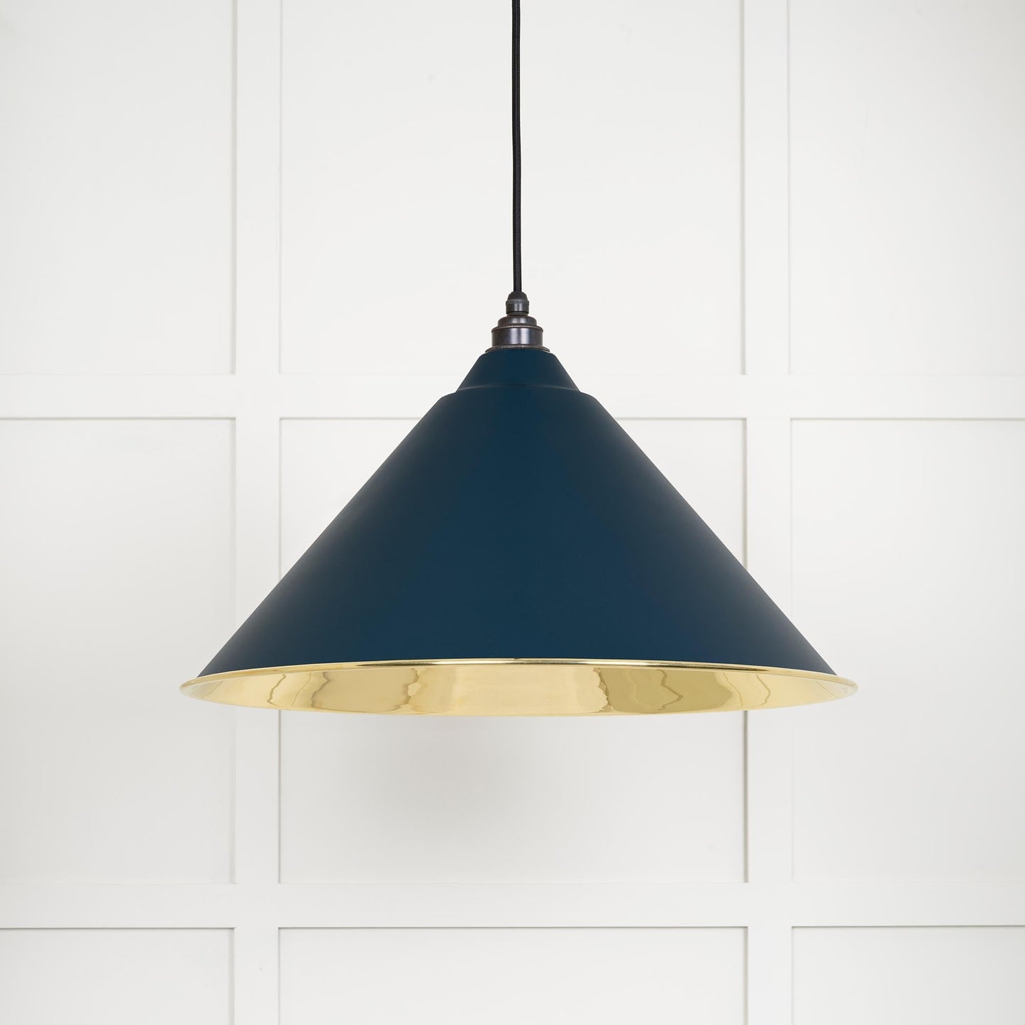 From The Anvil Smooth Brass Hockley Pendant