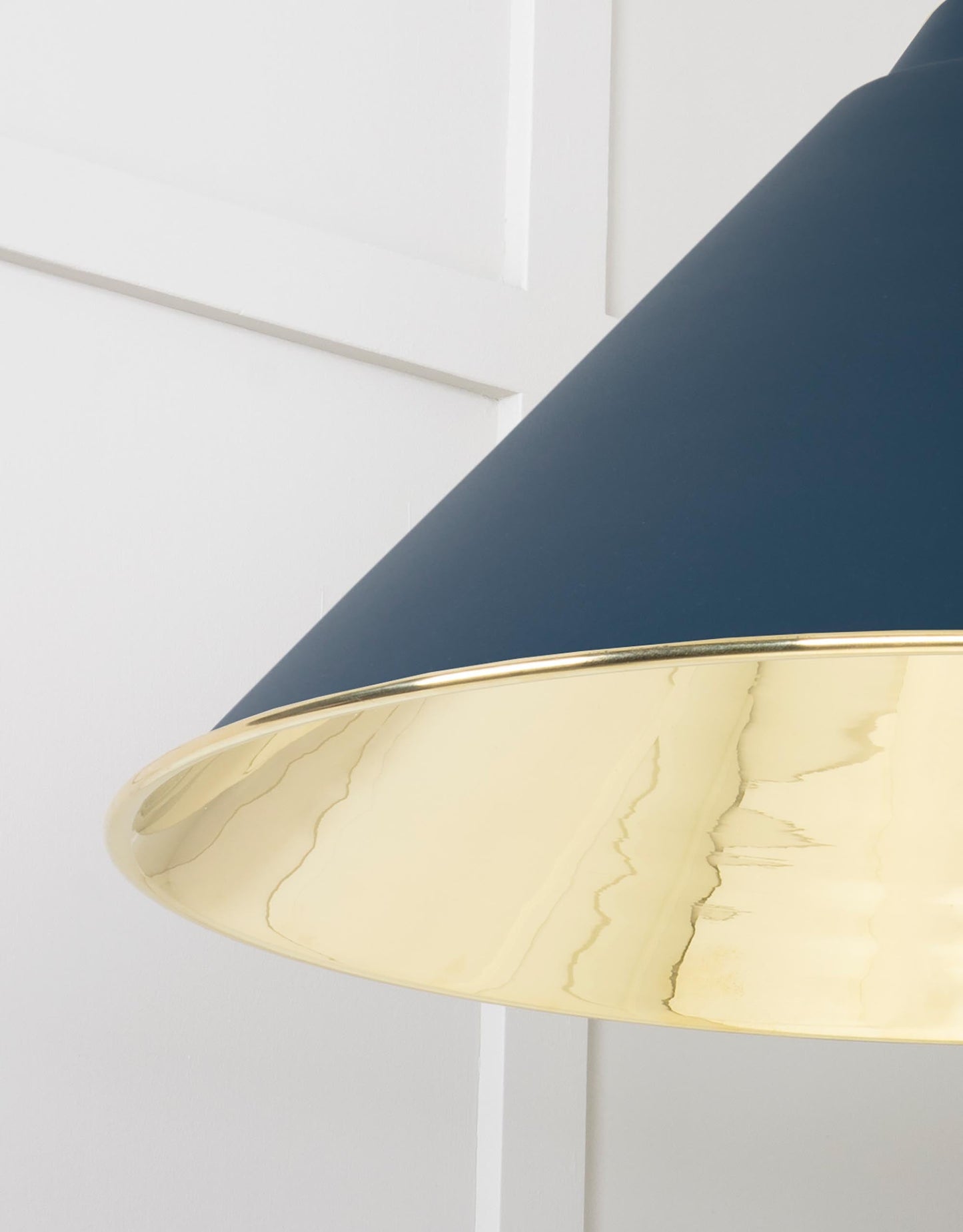 From The Anvil Smooth Brass Hockley Pendant