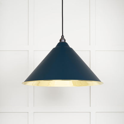 From The Anvil Smooth Brass Hockley Pendant