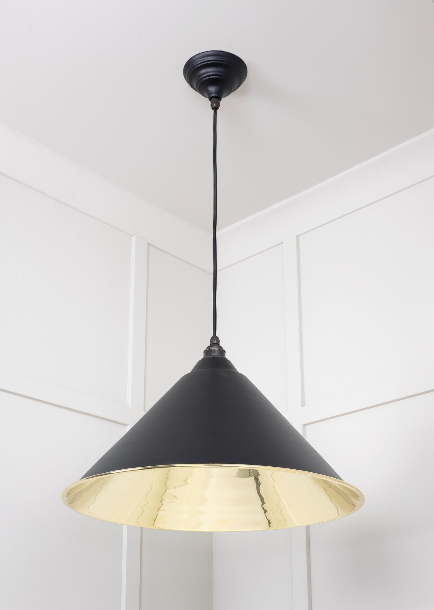 From The Anvil Smooth Brass Hockley Pendant