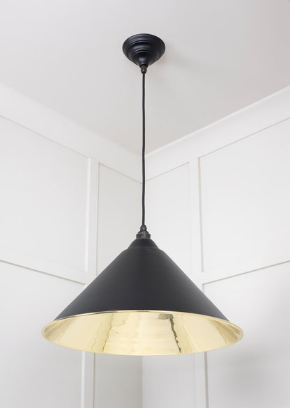 From The Anvil Smooth Brass Hockley Pendant