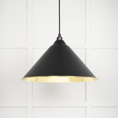 From The Anvil Smooth Brass Hockley Pendant