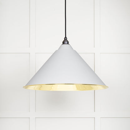 From The Anvil Smooth Brass Hockley Pendant