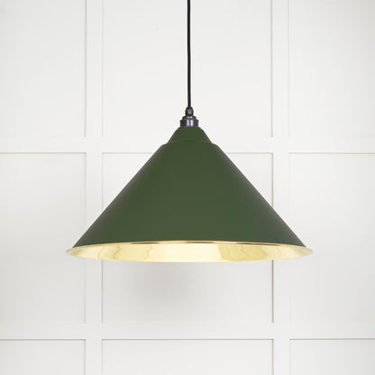 From The Anvil Smooth Brass Hockley Pendant