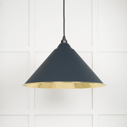 From The Anvil Smooth Brass Hockley Pendant