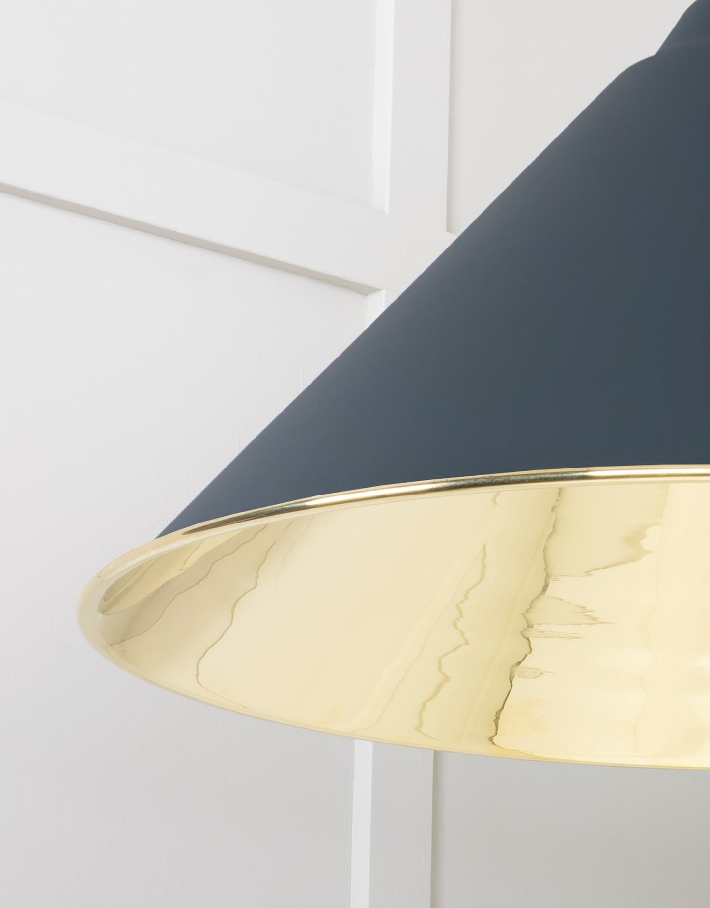 From The Anvil Smooth Brass Hockley Pendant
