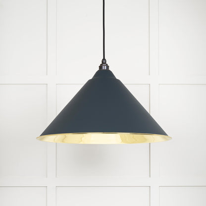 From The Anvil Smooth Brass Hockley Pendant