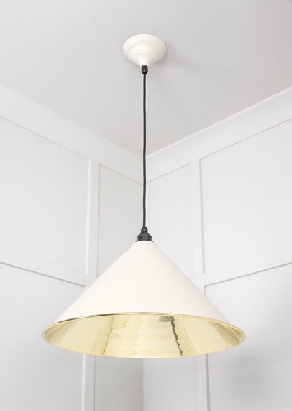 From The Anvil Smooth Brass Hockley Pendant