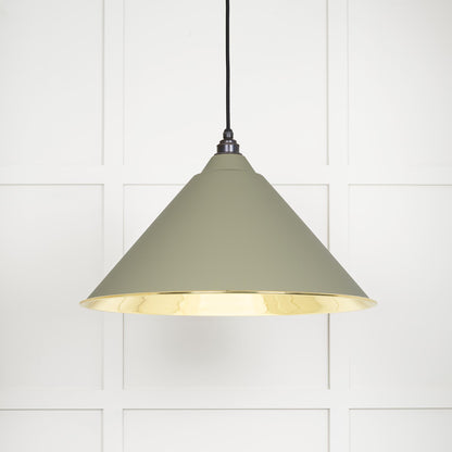 From The Anvil Smooth Brass Hockley Pendant