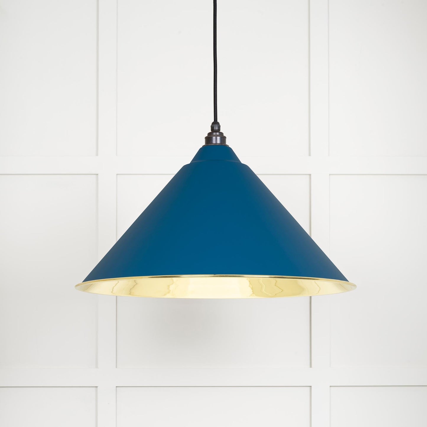 From The Anvil Smooth Brass Hockley Pendant