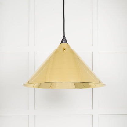 From The Anvil Smooth Brass Hockley Pendant