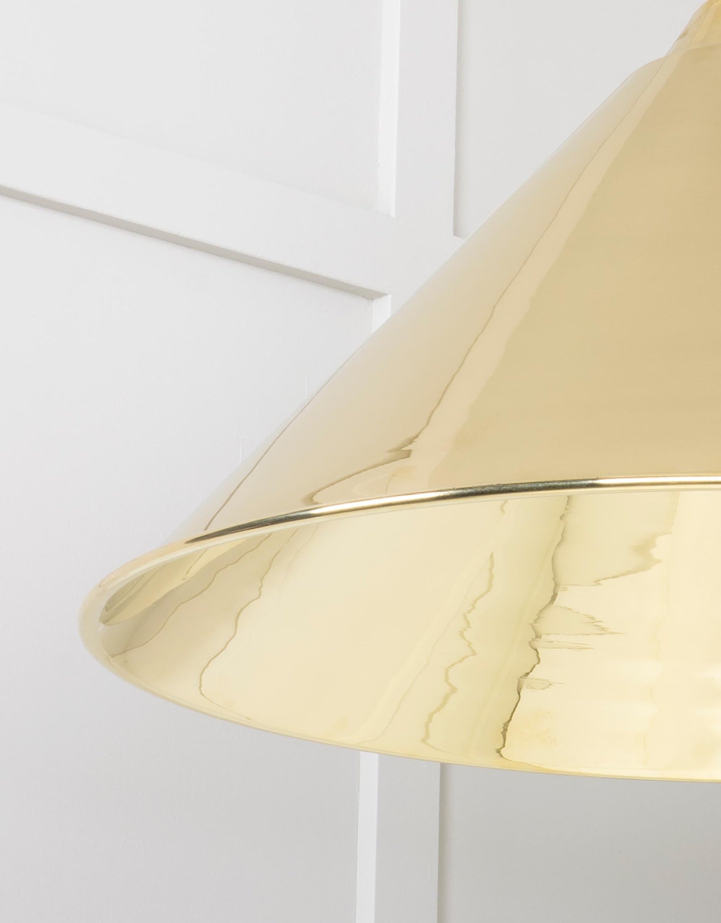 From The Anvil Smooth Brass Hockley Pendant