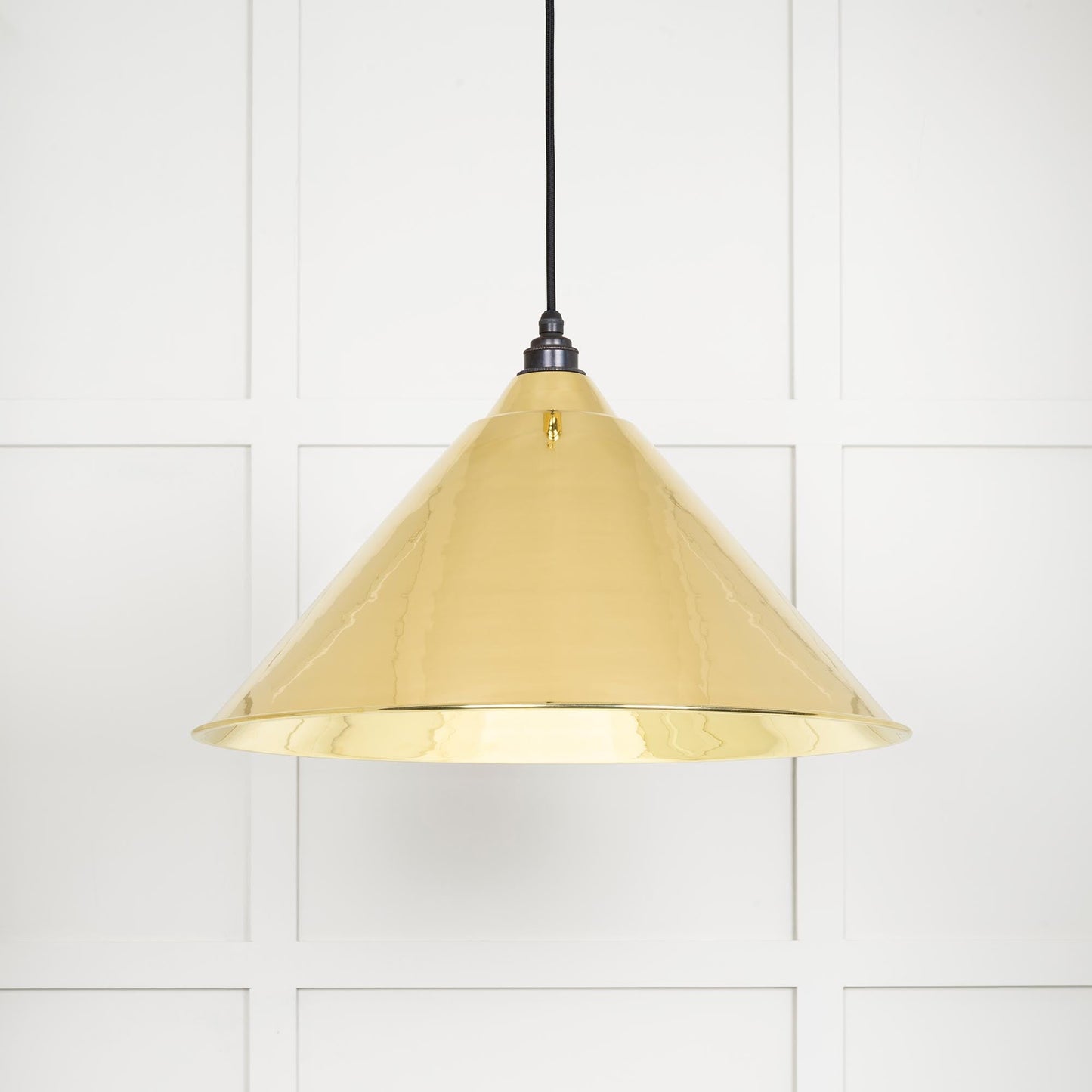 From The Anvil Smooth Brass Hockley Pendant