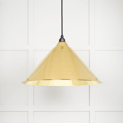 From The Anvil Smooth Brass Hockley Pendant