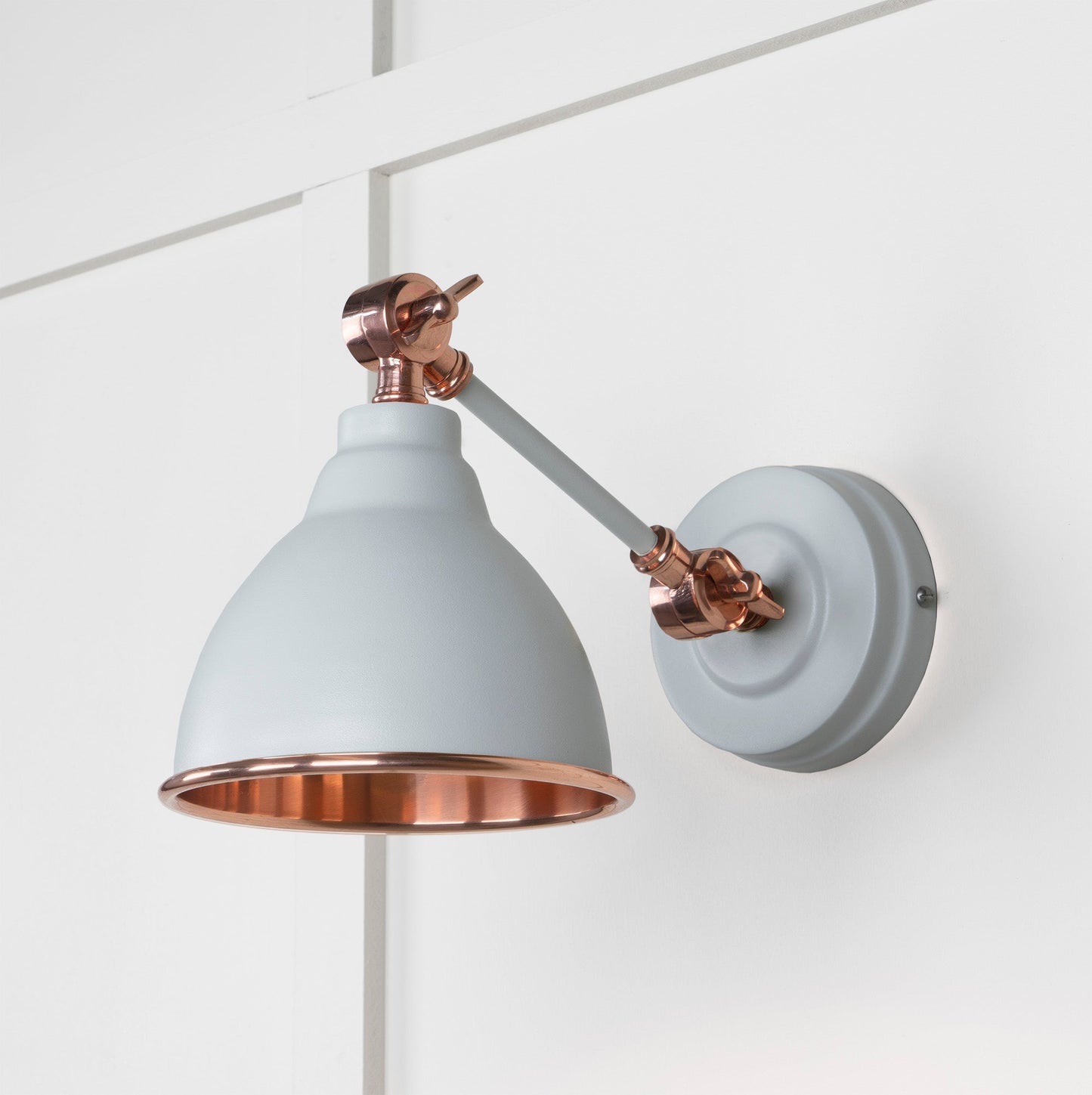 From The Anvil Smooth Copper Brindley Wall Light - Hot Tub Shop