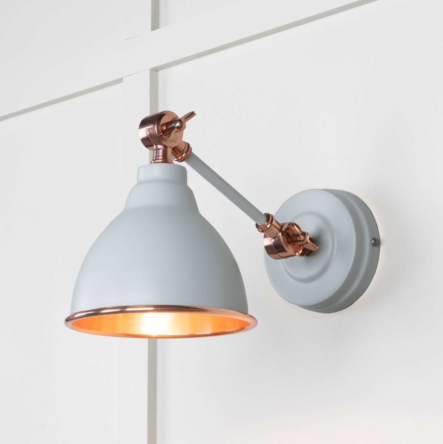 From The Anvil Smooth Copper Brindley Wall Light - Hot Tub Shop