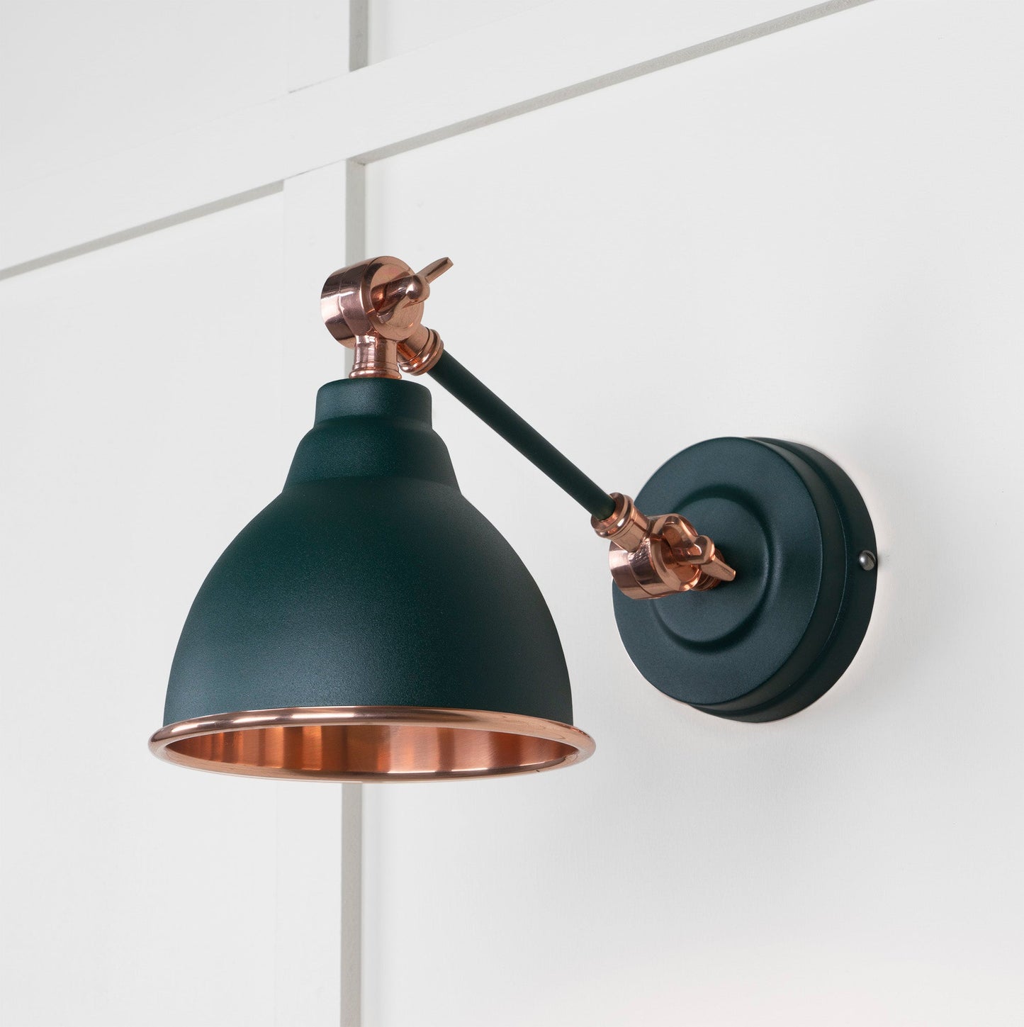 From The Anvil Smooth Copper Brindley Wall Light - Hot Tub Shop