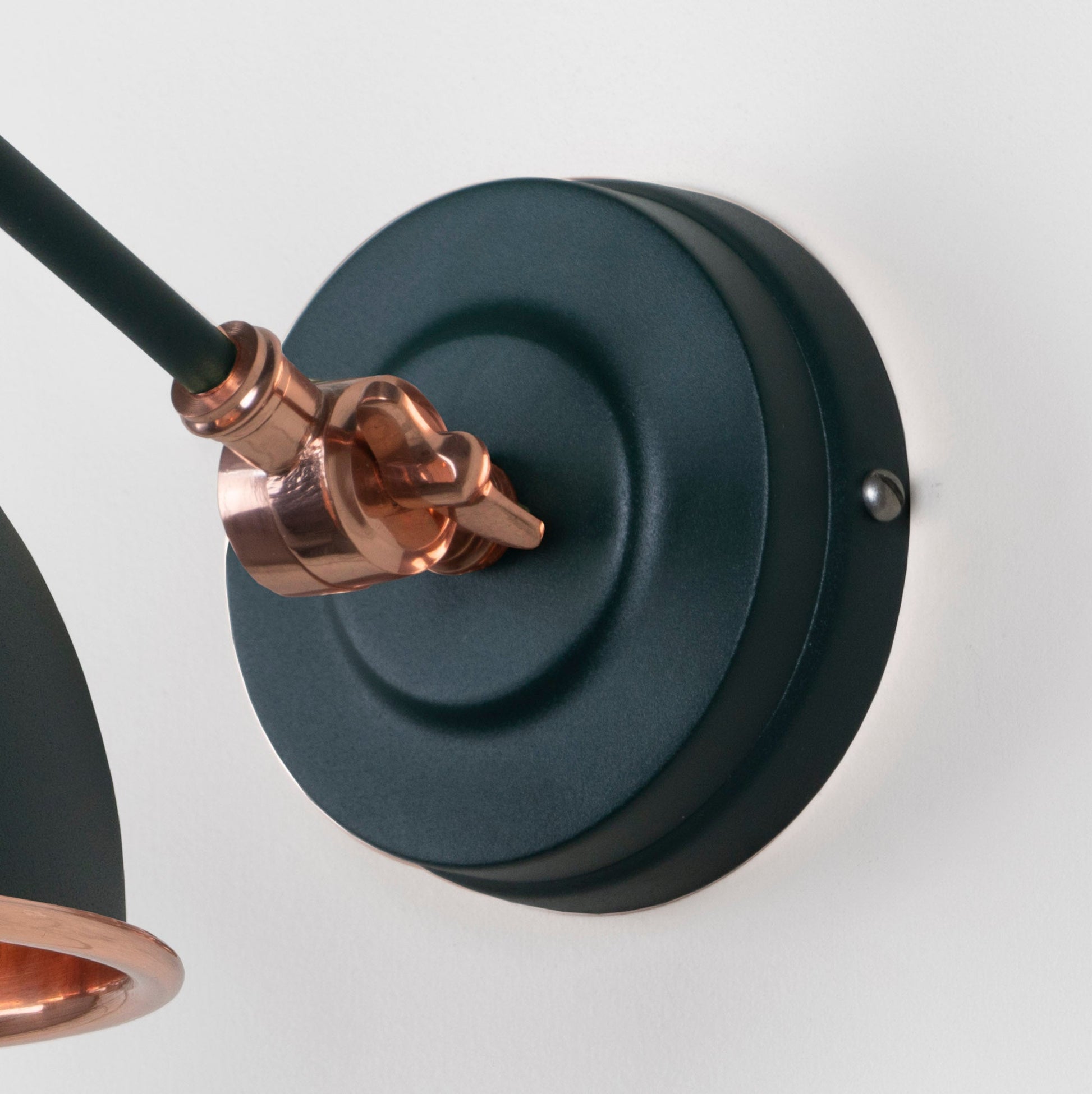 From The Anvil Smooth Copper Brindley Wall Light - Hot Tub Shop