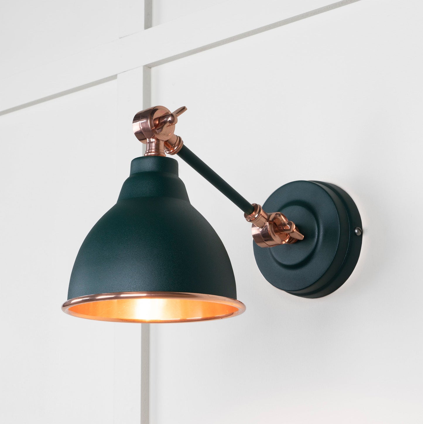 From The Anvil Smooth Copper Brindley Wall Light - Hot Tub Shop